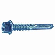 BUILDRIGHT Self-Drilling Screw, #12 x 1-1/4 in, Zinc Plated Steel Hex Head Hex Drive, 69 PK 54827